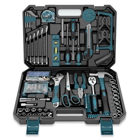 Sundpey Home Tool Kit 257-PCs - Household Basic Repair Tool Set for Men Women -