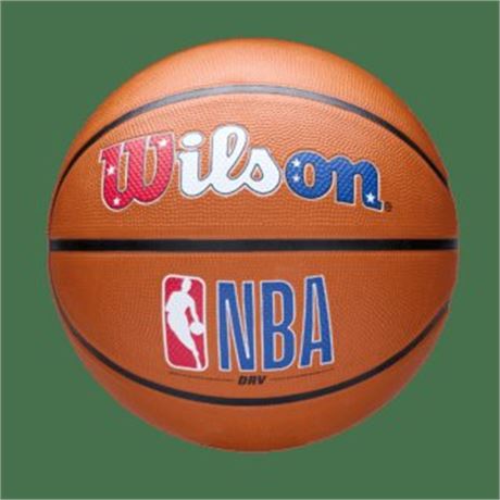 Wilson NBA DRV Americana Basketball, Size 7 (29.5"), Outdoor All‑Surface Ball