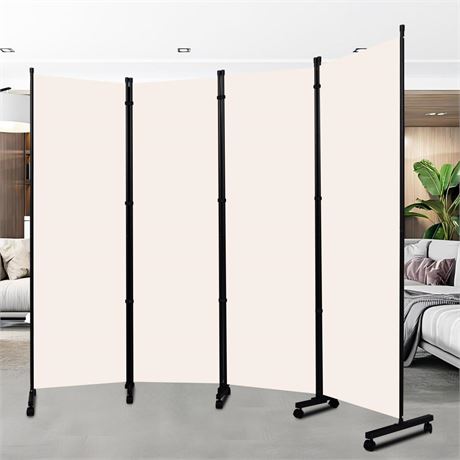 Room Divider Portable 88'' Partition Room Dividers and Folding Privacy Screens