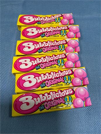 Bubblicious Original Bubble Gum, 5 CT, 1.37 Oz (6PACK)