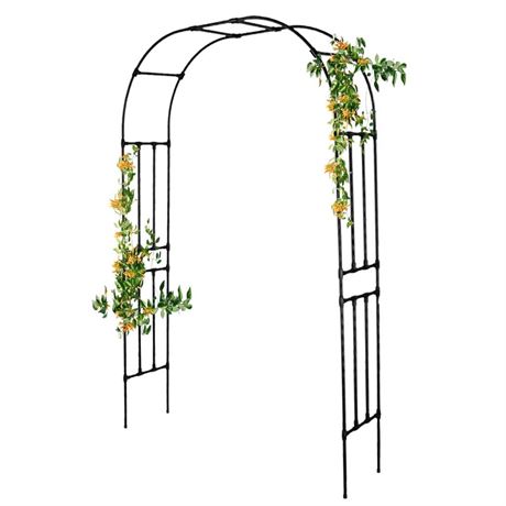 Garden Arch Trellis - Length: 59in, Height: 94.5in Garden Arch Arbor Trellis