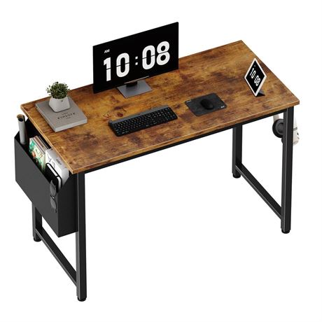 Lufeiya Small Computer Desk Study Table for Small Spaces Home Office 39 40 Inch