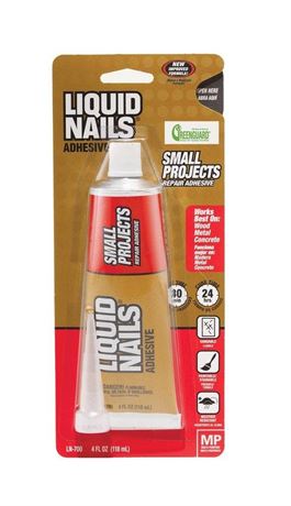 Liquid Nails LN700 4-Ounce (2 Pack) Small Projects and Repairs Adhesive - 1