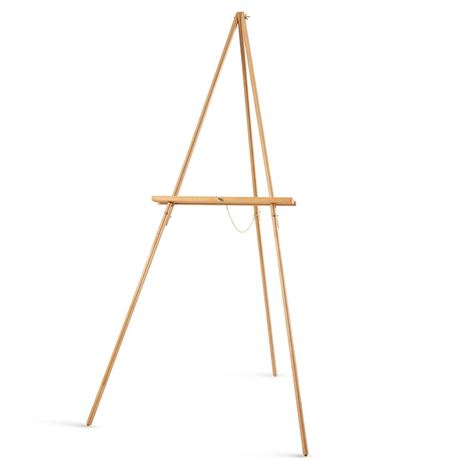 Falling in Art 65" A-Frame Tripod Easel Stand, Wooden Display Easel with