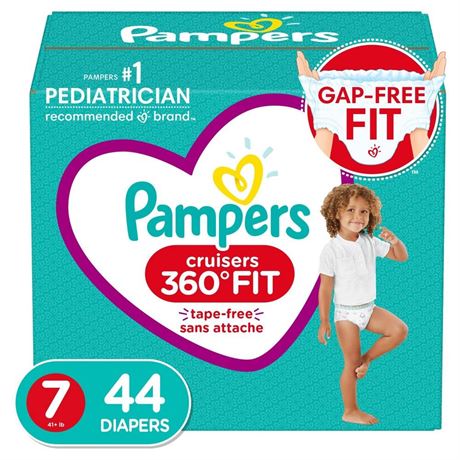 Pampers Diapers Cruis 360 S7 Supr 1X44EA