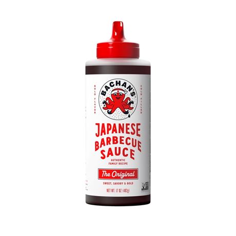 Bachan's The Original Japanese BBQ Sauce, 17oz Bottle - Bold, Fresh, Umami