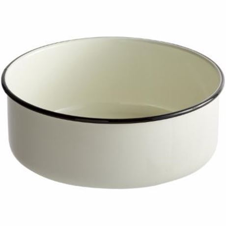 Tablecraft 80017 10 1/8 Round Serving Tray - Porcelain, Creamy White