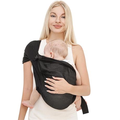 Baby Carrier, Portable Single Shoulder Adjustable Shoulder Strap Baby Sling,