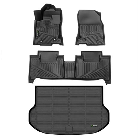 HAFIDI All Weather Car Floor Mats & Cargo Liner Set for 2015-2021 NX (NX200t