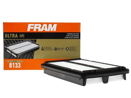 FRAM Ultra Air XGA8133, Premium Engine Air Filter, Replacement Filter for