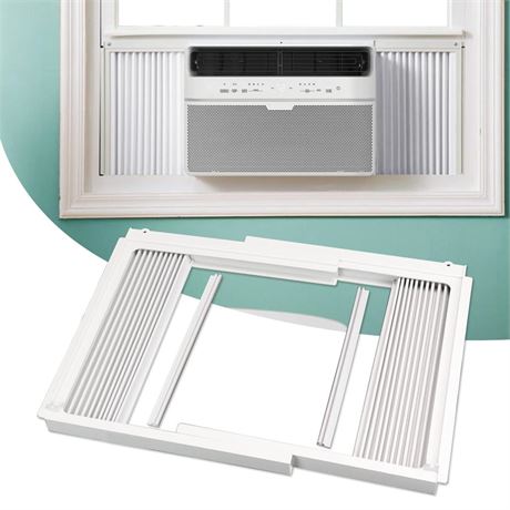 Window Air Conditioner Side Panels with Frame, Adjustable Insulation AC Side