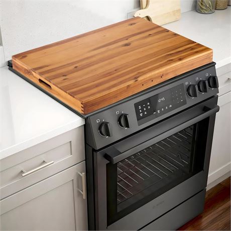 Stove Top Covers for Electric Stove - Acacia Wood Noodle Board for Gas Stovetop