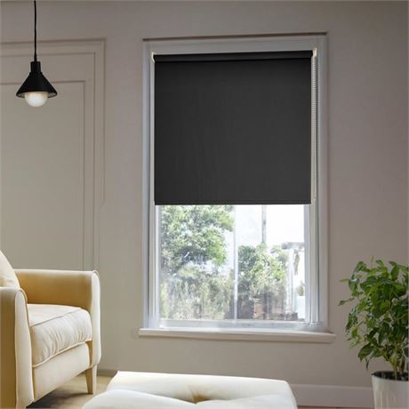 Window Roller Shades, Blackout Blinds with Thermal Insulated, UV Protection