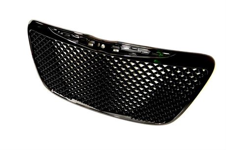 Front Grille Compatible with Chrysler 300C/300 2011-2014 Gloss Black Mesh Grill