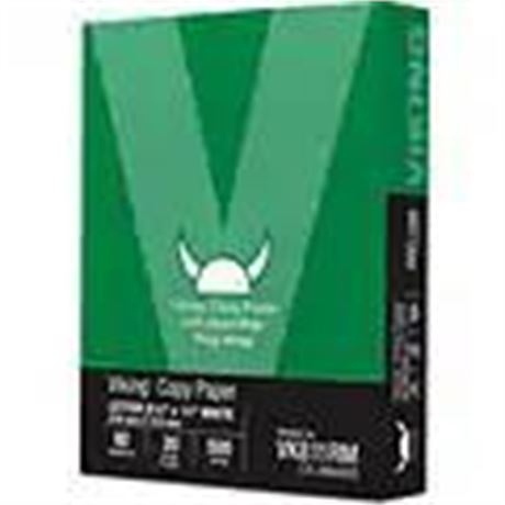 Viking Copy Paper 
Legal 8 1/2x 14” White 5000 Sheets