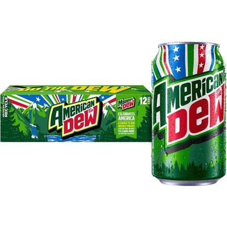 Mountain Dew Original Soda, 12 fl oz, 12 Count
