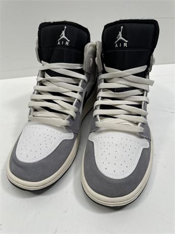 Nike Air Jordan 1 Mid Men's Shoes Cement Grey/Black-White Craft DZ4136-002 SIZE