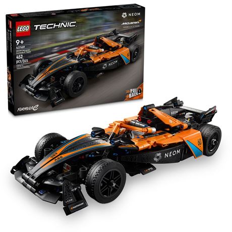 LEGO Technic NEOM McLaren Formula E Race Car Toy, Model Pull Back Car Toy,