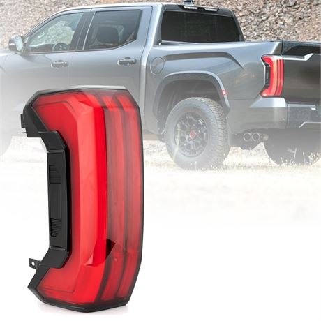 LED Tail Light Assembly Compatible With 2022 2023 2024 Toyota Tundra Left