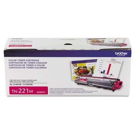 Brother TN221M Magenta Original Standard Capacity Toner Cartridge