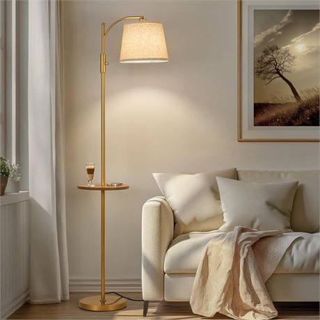 AIDENOEY Fully Dimmable Floor Lamp for Living Room，Standing Lamp Rotary Switch