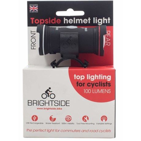 Brightside Topside Front/Rear Helmet Light