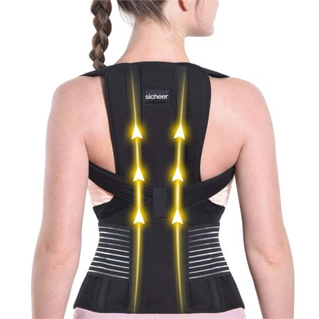 Posture Corrector for Women and Men Back Brace Straightener Shoulder Upright