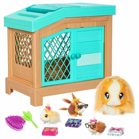 Little Live Pets - Mama Surprise | Soft, Interactive Guinea Pig and her Hutch,