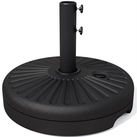 JEAREY 22L Outdoor Umbrella Base Water Filled Stand, Patio Umbrella Base Stand,