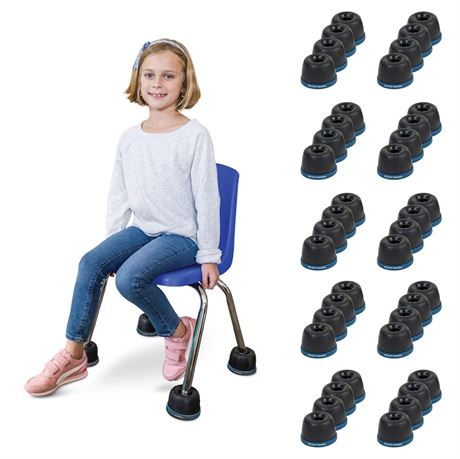 Bouncyband Wiggle Wobble Chair Feet, 10-Pack – Transform a Standard School