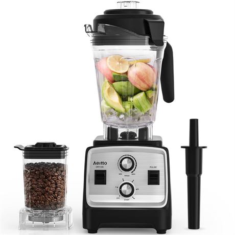 Aeitto Blender, Blenders for Kitchen with 1800W Motor, 85 Oz. Large Capacity,