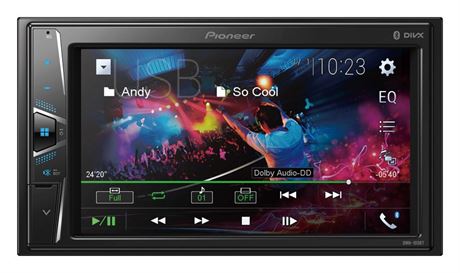 Pioneer DMH-100BT Double Din 6.2  Touchscreen Bluetooth Car Stereo  Android &