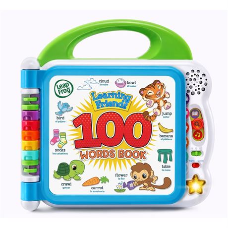 Leapfrog Learning Friends 100 Words Bilingual Electronic Book for Toddlers,