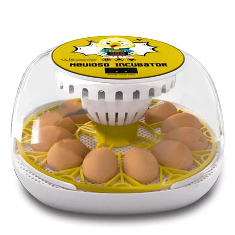 Egg Incubator for Hatching Chicks, 12-24 Egg Incubators with Auto Turning,