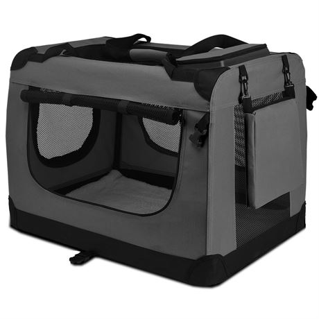 OFFSITE Collapsible Soft Sided Pet Carrier for Dogs and Cats, 20"x13"x14" -