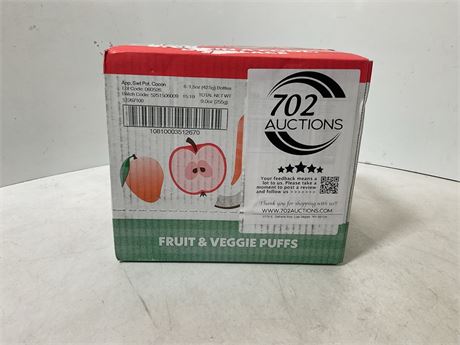 Once UPONA Farm FRUIT & VEGGIE PUFFS