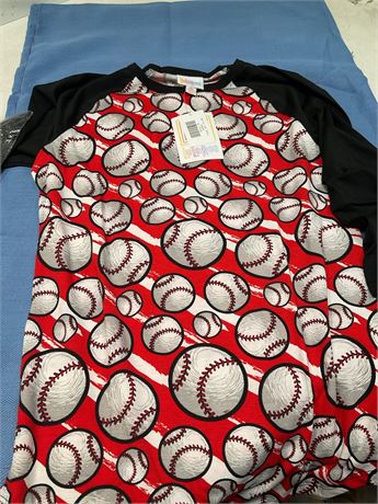 LulaRoe Randy Baseball T-shirt - X-small