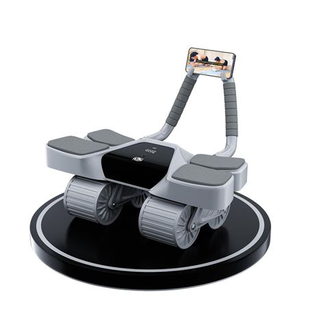 2026 New 4-Wheel Abdominal Roller with Elbow Support : Latest Upgraded