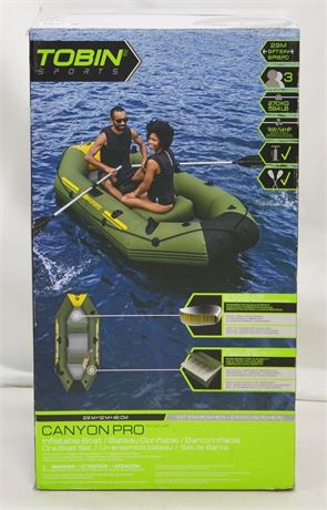 Tobin Sports Canyon Pro 3-person Inflatable Raft Set