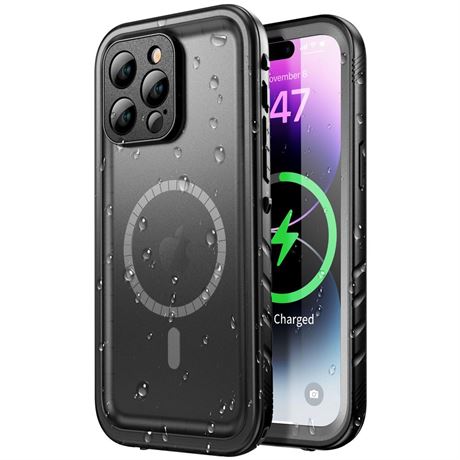 SPORTLINK for iPhone 14 Pro Max Case Waterproof - Buit in Screen Protector