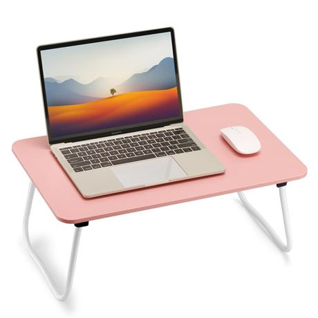 Foldable Laptop Desk, Portable Lap Desk Bed Table, Lightweight Breakfast Table