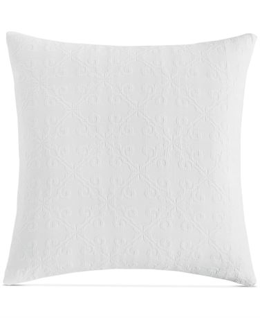 Charter Club Damask Designs Woven Tile Sham, European, Exclusively at Macy's -