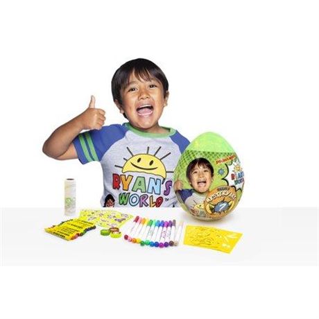 OFFSITE LOCATION Ryan S World Mystery Art Egg Series 2  Art Sets for Child Ages