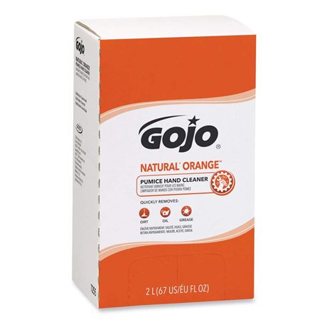 Gojo 7255-04 2000ml White Natural Orange Hand Cleaner W/f