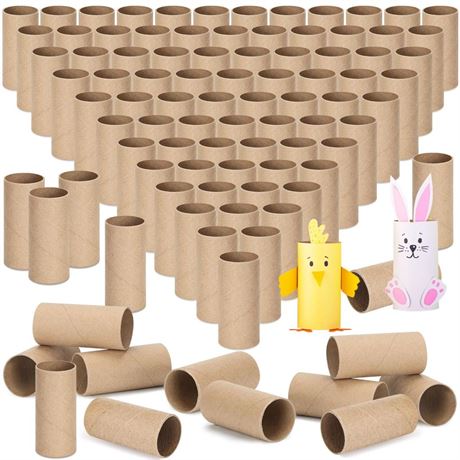 Henoyso 300 Pcs Cardboard Tubes for Crafts, Thick Craft Rolls Tubes Empty