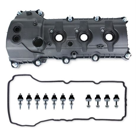 Driver Side Engine Valve Cover with Gasket & Bolts Compatible with Ford F-150