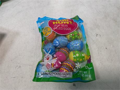 Egg Hunt Jelly Bean Filled eggs 12 count