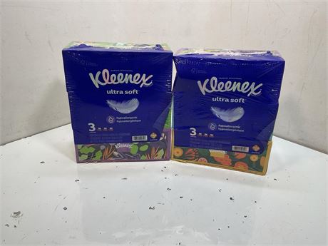 (2pk) Kleenex 1026608 Ultra Soft Facial Tissue  120 Count