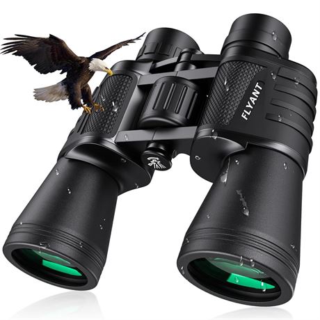 20x50 High Powered Binoculars for Adults, Waterproof Compact Binoculars with