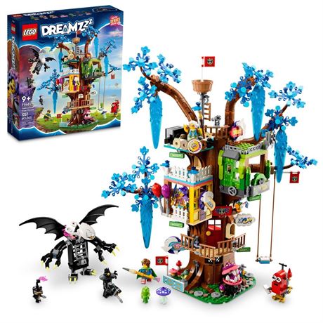 LEGO DREAMZzz Fantastical Tree House 71461 Features 3 Detailed Rooms, Building